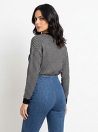 Keem Long Sleeve Wool Sweater