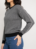Keem Long Sleeve Wool Sweater