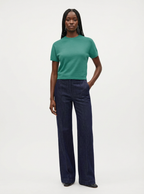 Klein Short Sleeve Wool Sweater