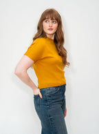 Klein Short Sleeve Wool Sweater