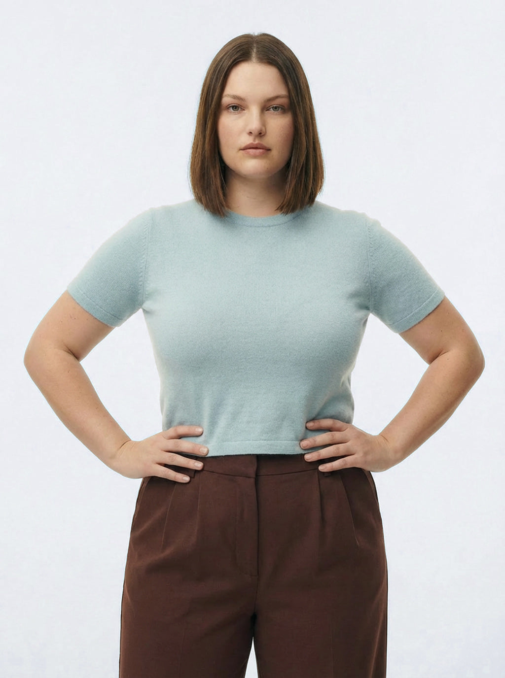 Klein Short Sleeve Wool Sweater