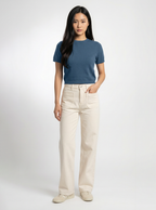 Klein Short Sleeve Wool Sweater