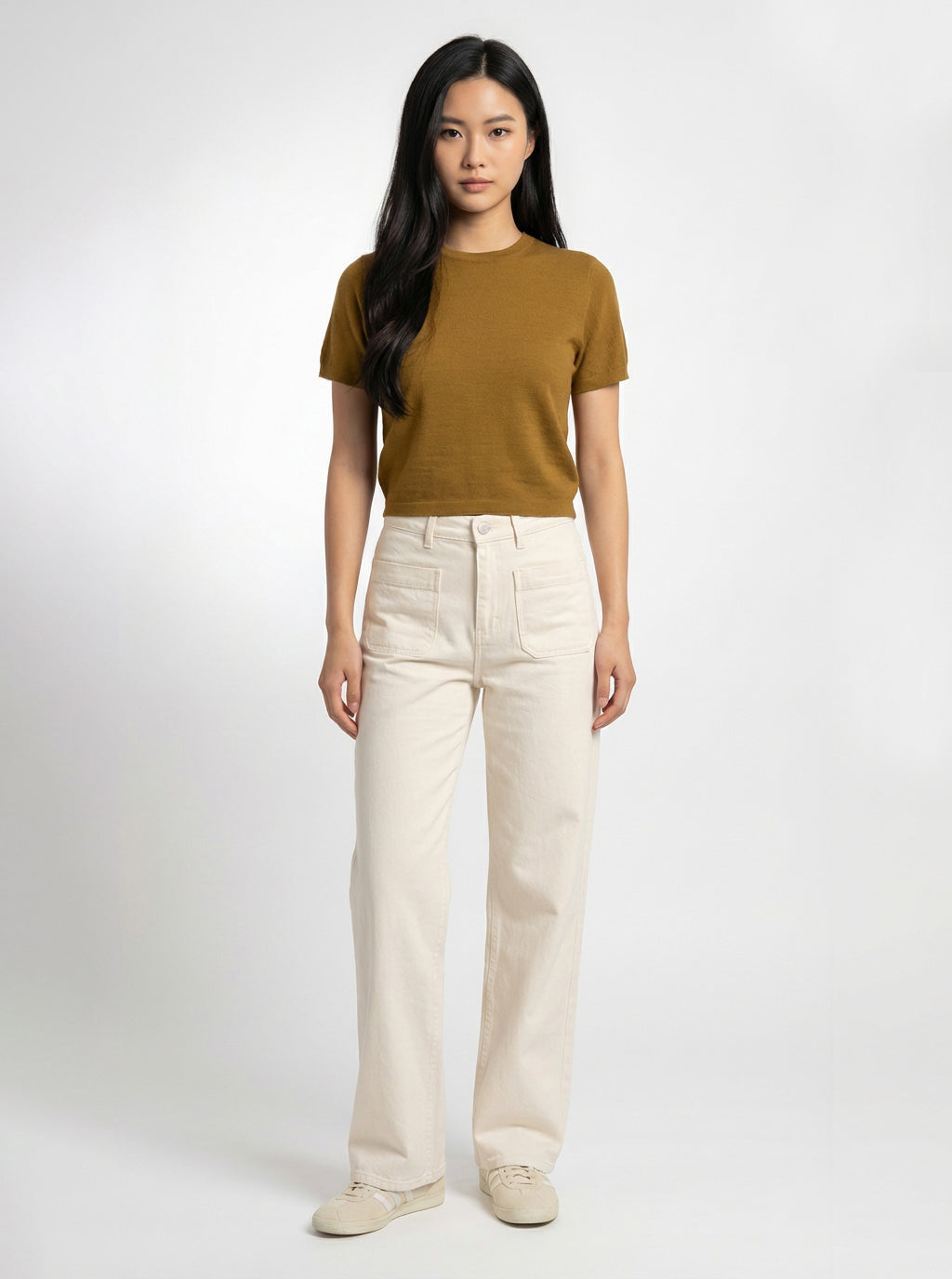 Klein Short Sleeve Wool Sweater