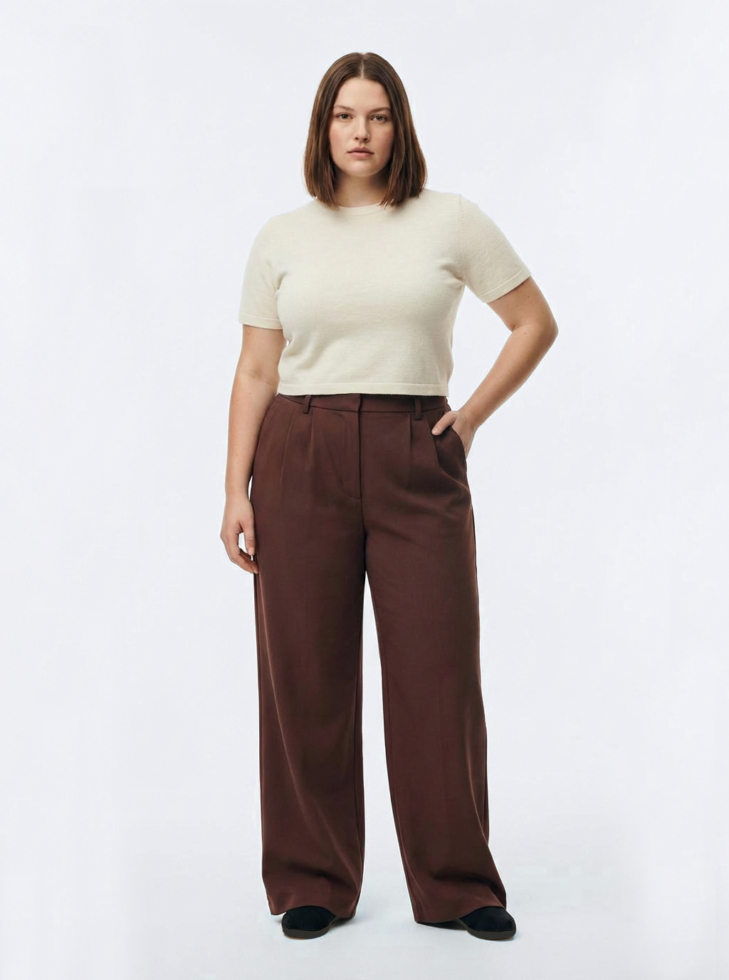 Klein Short Sleeve Wool Sweater