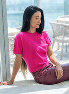 Klein Short Sleeve Wool Sweater