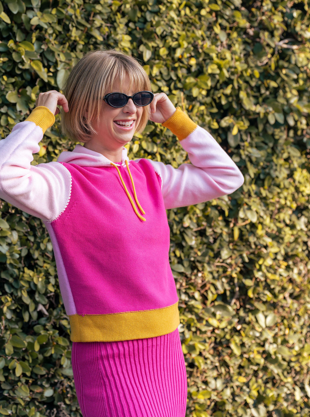 Laguna Organic Cotton Colorblock Hooded Sweater
