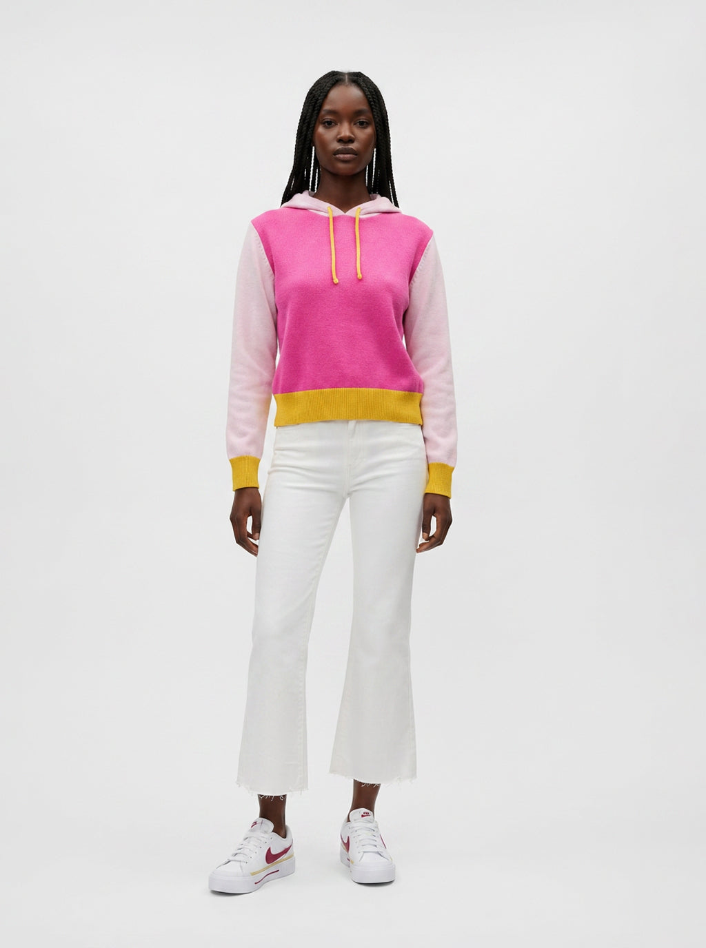 Laguna Organic Cotton Colorblock Hooded Sweater