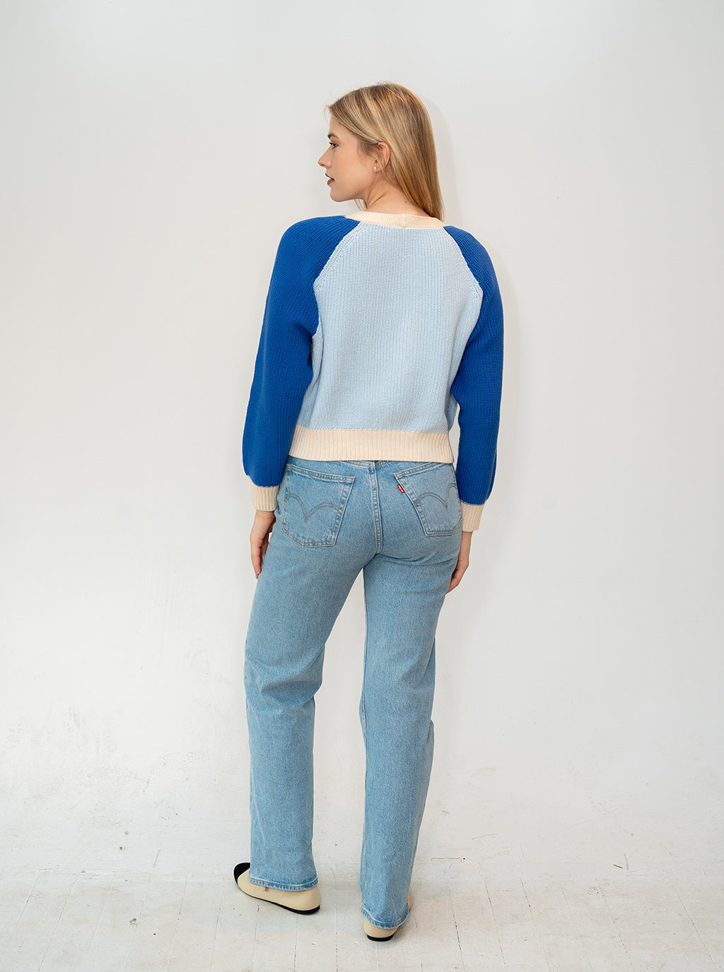 Paje Organic Cotton Colorblock Cardigan