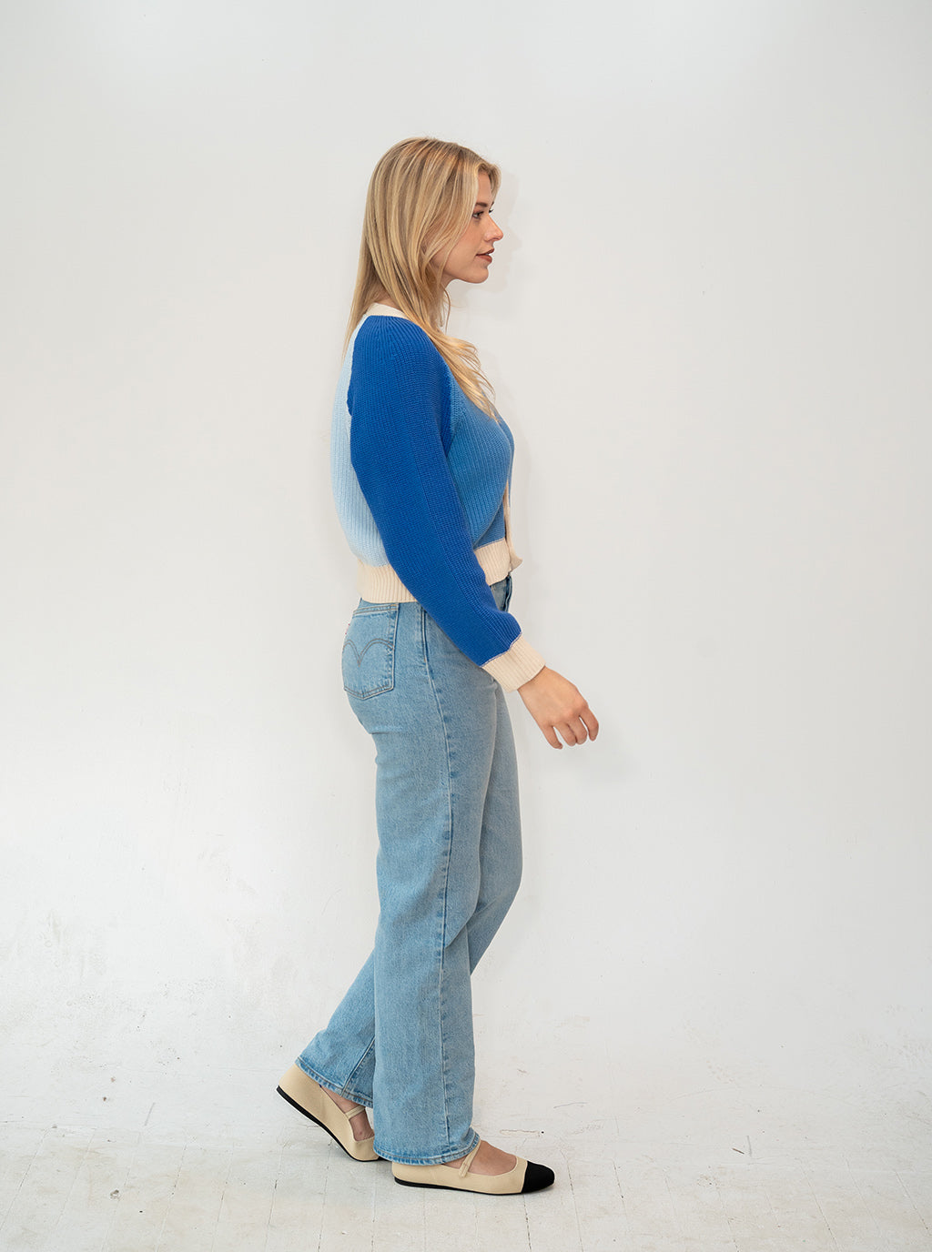 Paje Organic Cotton Colorblock Cardigan