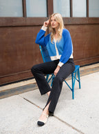 Paje Organic Cotton Colorblock Cardigan