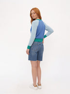 Paje Organic Cotton Colorblock Cardigan