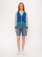Paje Organic Cotton Colorblock Cardigan