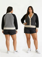 Paje Organic Cotton Colorblock Cardigan