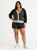 Paje Organic Cotton Colorblock Cardigan