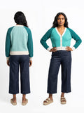 Paje Organic Cotton Colorblock Cardigan