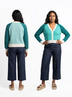 Paje Organic Cotton Colorblock Cardigan