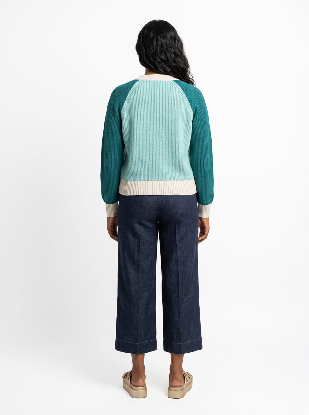 Paje Organic Cotton Colorblock Cardigan