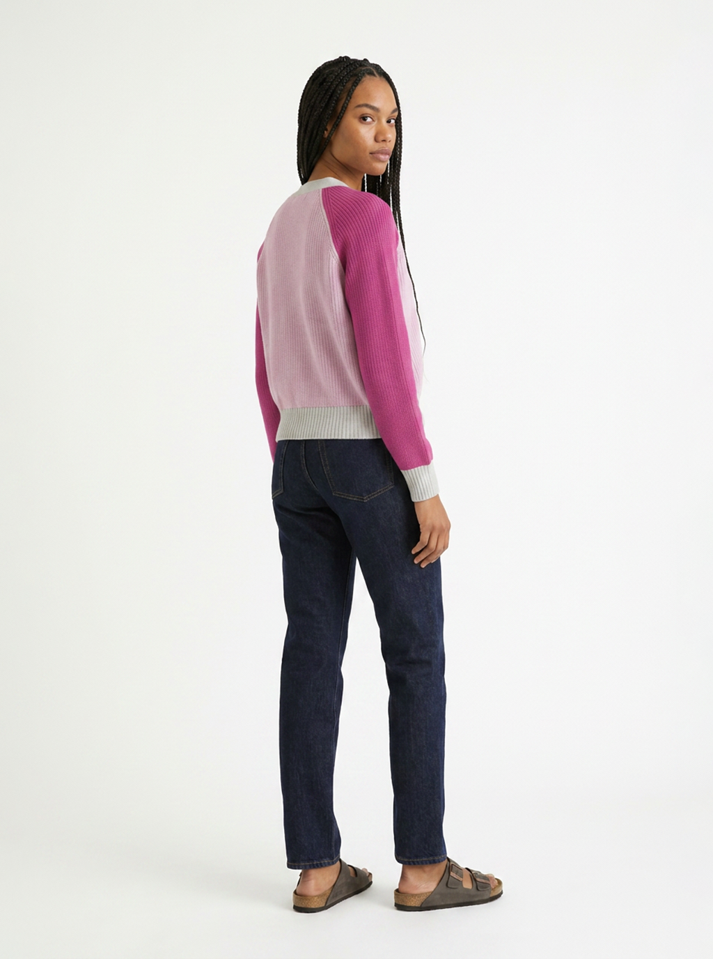 Paje Organic Cotton Colorblock Cardigan