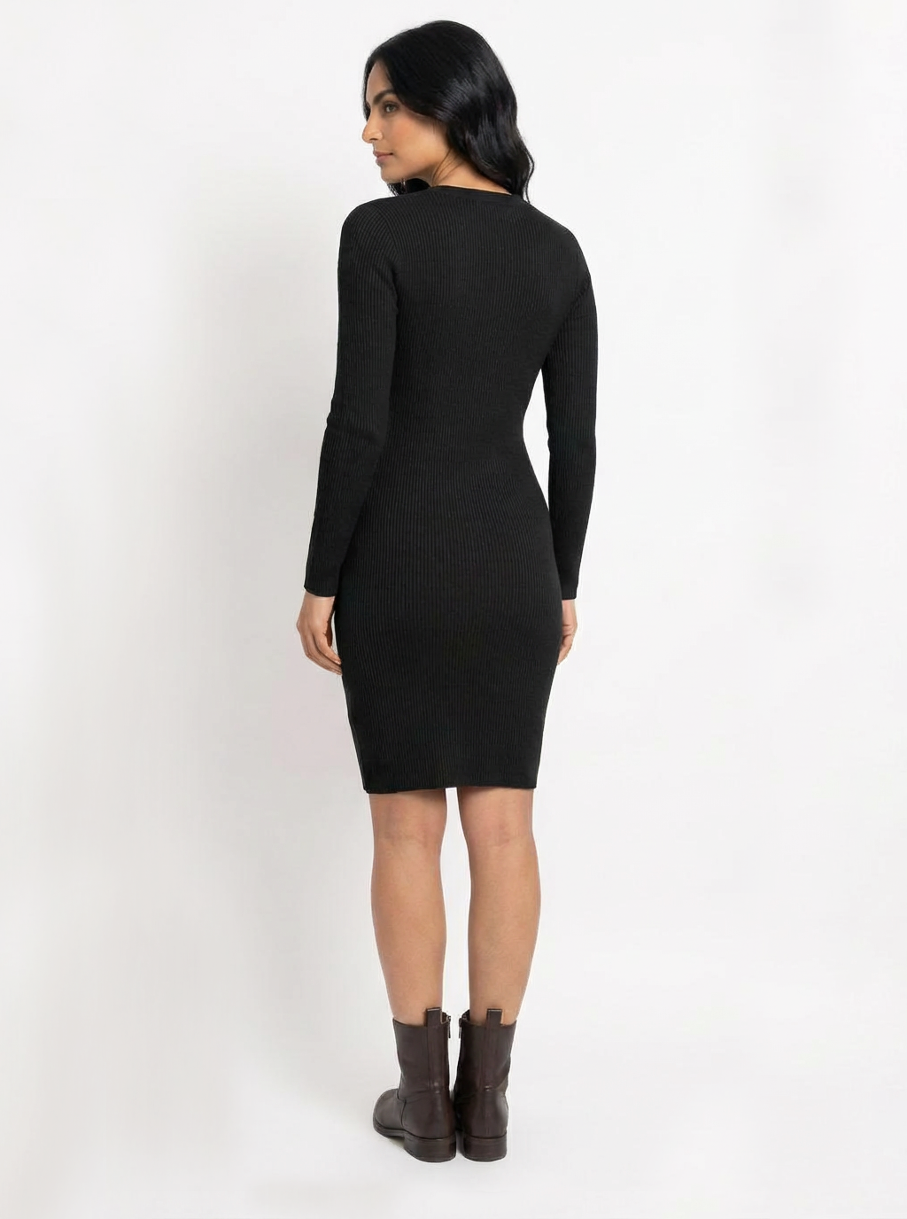 Pelosa Long Sleeve Light weight Wool Dress