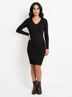 Pelosa Long Sleeve Light weight Wool Dress