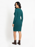 Pelosa Long Sleeve Light weight Wool Dress