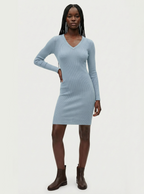 Pelosa Long Sleeve Light weight Wool Dress