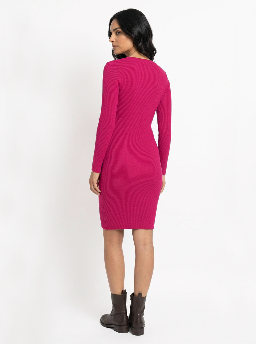 Pelosa Long Sleeve Light weight Wool Dress