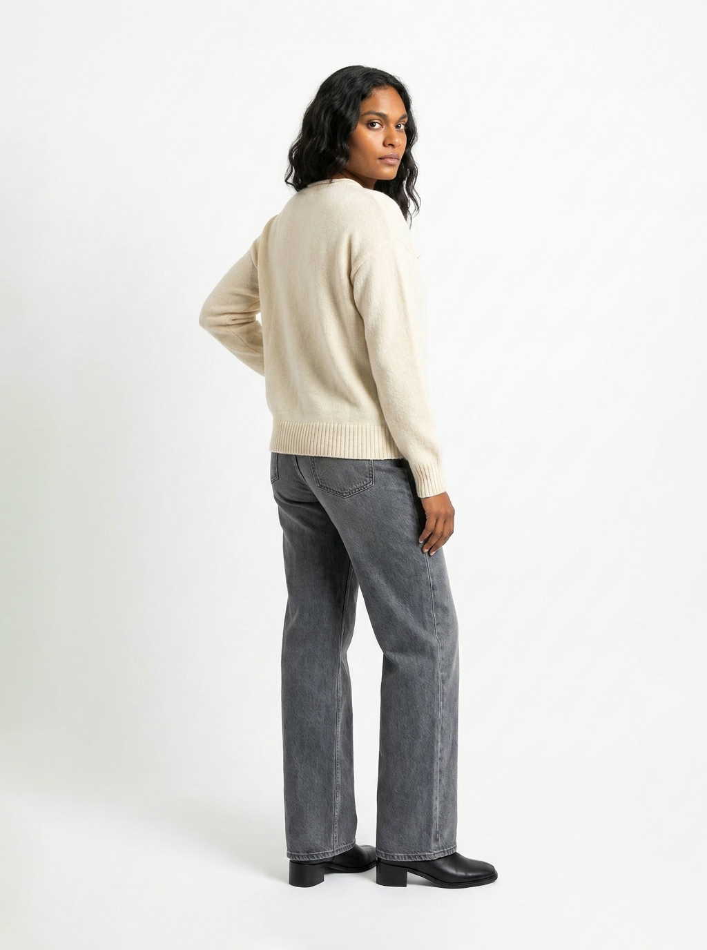 Pfeiffer Long Sleeve Cotton Sweater