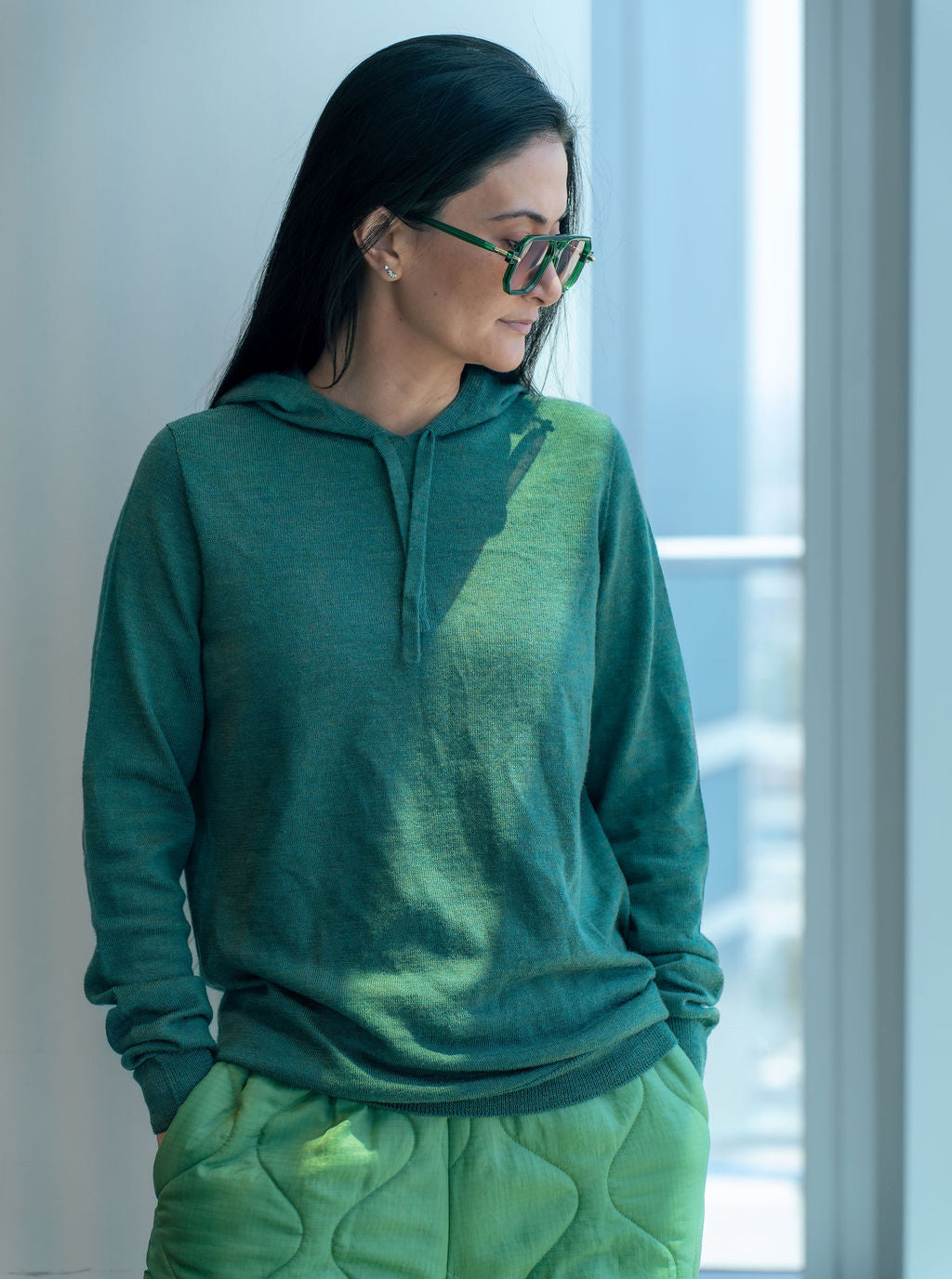 Solana Lightweight Merino Wool Hoodie